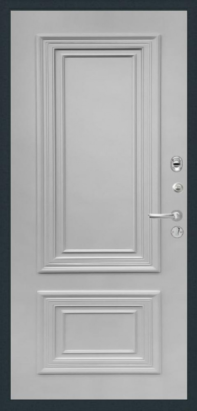 Входная дверь Regidoors Президент X7 Престиж, Цвет "RAL 7047 (светло серый)" - второе изображение
