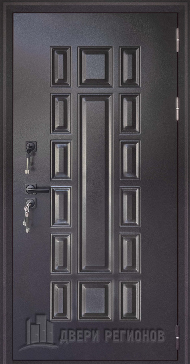 Входная дверь Regidoors ПАНЦИРЬ ТЕРМО LIGHT 2110 с зеркалом "Капучино велюр"