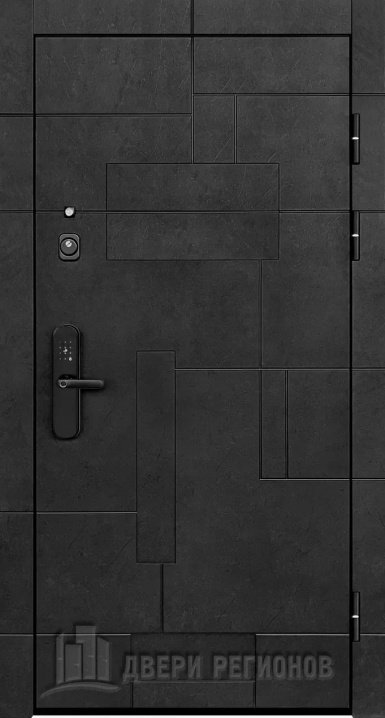 Входная дверь Regidoors ФЛАГМАН ДОМИНИОН LIGHT 2125 с зеркалом "Серый велюр"